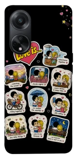 Чехол на Oppo A58 4G Love is ver.4 фото 1 из 1
