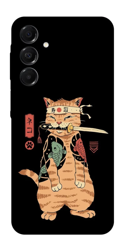 Чехол на Samsung Galaxy A17 4G/5G Кот-самурай фото 1 из 1