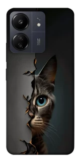 Чехол на Xiaomi Redmi 13C Кот-подглядыватель v2 фото 1 из 1