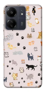 Чохол на Xiaomi Poco C65 Cat style ver.1 фото 1 з 1