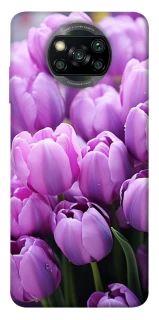 Чехол на Xiaomi Poco X3 NFC / Poco X3 Pro Фиолетовые тюльпаны фото 1 из 1