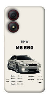 Чохол на ZTE Blade A34 4G BMW M5 E60 фото 1 з 1