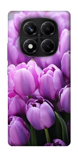 Чехол на Xiaomi Redmi Note 14 Pro 5G Фиолетовые тюльпаны фото 1 из 1