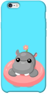 Чехол на Apple iPhone 6/6s plus (5.5") Adopt Me Hippo Floatie фото 1 из 1