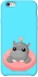 Чехол на Apple iPhone 6/6s plus (5.5") Adopt Me Hippo Floatie фото 1 из 1
