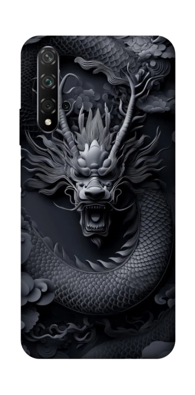 Чехол на Huawei Honor 20 / Nova 5T black dragon фото 1 из 1