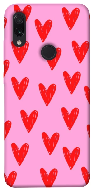 Чохол на Xiaomi Redmi Note 7 / Note 7 Pro / Note 7s Red hearts 2 фото 1 з 1