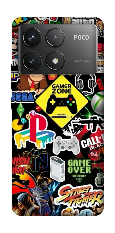 Чохол на Xiaomi Poco F6 Pro Gamer Zone фото 1 з 1