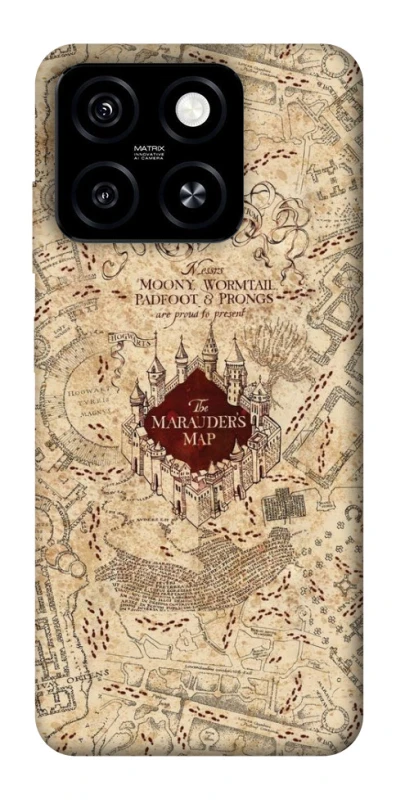 Чохол на ZTE Blade A55 4G Harry Potter Marauder's Map фото 1 з 1