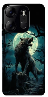 Чехол на Tecno Spark Go 2023 Волк под луной фото 1 из 1