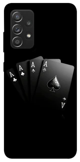 Чехол на Samsung Galaxy A52 4G / A52 5G Black Cards фото 1 из 1