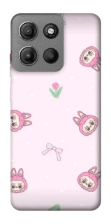 Чохол на Motorola Moto G15 4G Labubu Flower фото 1 з 1