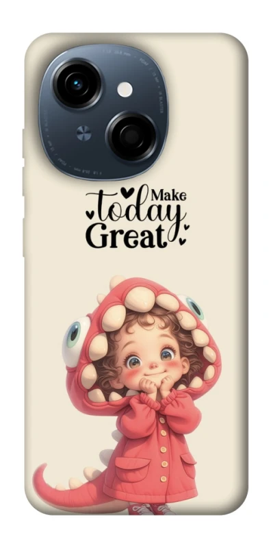 Чехол на TECNO Spark Go 1 Make today great фото 1 из 1