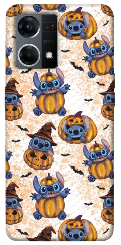 Чохол на Oppo Reno 7 4G Halloween Stitch ver.1 фото 1 з 1