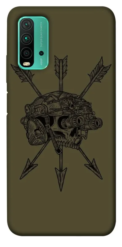 Чехол на Xiaomi Redmi Note 9 4G / Redmi 9 Power Mil skull фото 1 из 1