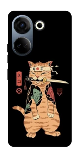 Чохол на TECNO Camon 20 Pro (CK7n) Кіт-самурай фото 1 з 1