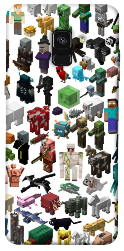 Чохол на Samsung A530 Galaxy A8 (2018) Minecraft v4 фото 1 з 1