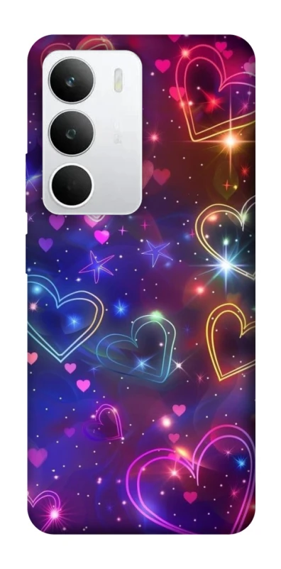Чохол на Realme C71 Drawn hearts фото 1 з 1