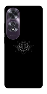 Чохол на Oppo A60 Black Lotus фото 1 Чохол на Oppo A60 Black Lotus фото 1 з 1