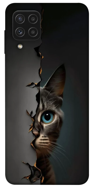 Чохол на Samsung Galaxy A22 4G Кіт-підглядач v2 фото 1 з 1