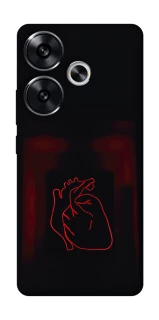 Чехол на Xiaomi Poco F6 Красное сердце фото 1 из 1