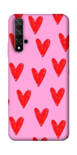 Чехол на Huawei Honor 20 / Nova 5T Red hearts 2 фото 1 из 1