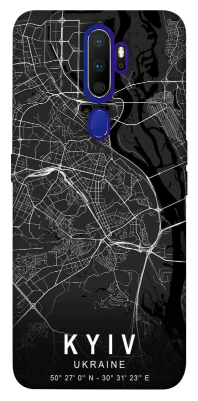 Чохол на Oppo A5 (2020) / Oppo A9 (2020) Kyiv map фото 1 з 1