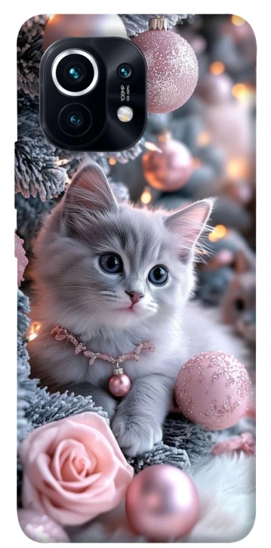 Чохол на Xiaomi Mi 11 Christmas Kitty фото 1 з 1