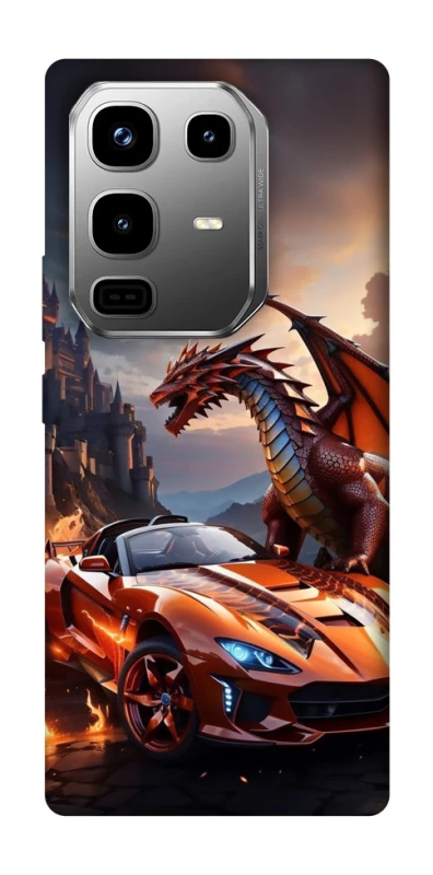 Чохол на Infinix Note 50 Pro Сar and dragon фото 1 з 1