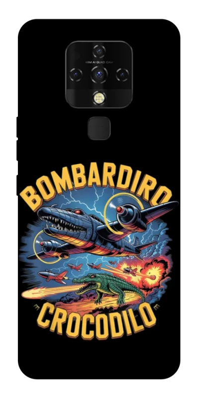 Чехол на TECNO Camon 16 SE Bombardino Crocodilo v2 фото 1 из 1