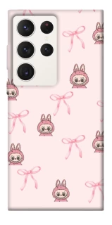 Чехол на Samsung Galaxy S23 Ultra Pink bows and Labubus фото 1 из 1