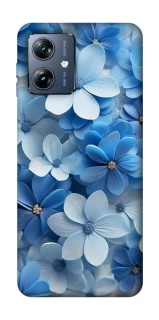 Чехол на Motorola Moto G54 Power Синие цветы фото 1 из 1