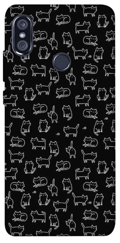 Чохол на Xiaomi Redmi Note 5 Pro / Note 5 (AI Dual Camera) Black Cats фото 1 з 1