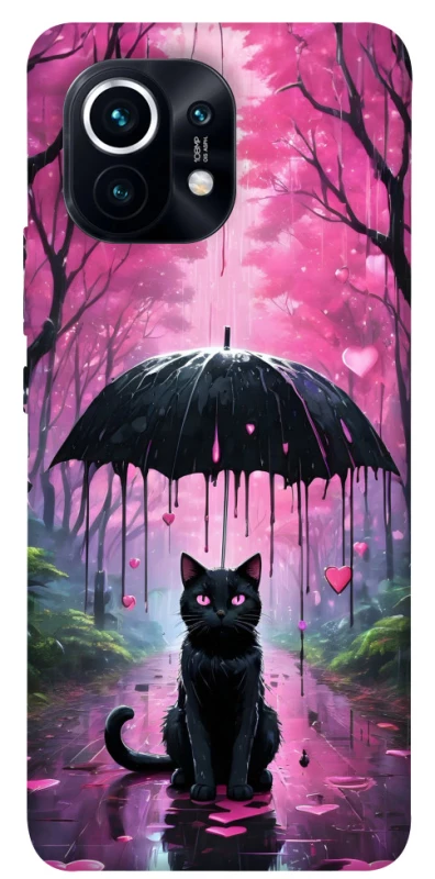 Чехол на Xiaomi Mi 11 Black cat фото 1 из 1
