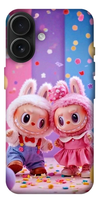 Чехол на Apple iPhone 17 (6.3") Labubu twins ver.3 фото 1 из 1