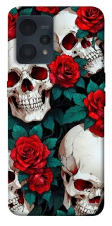 Чохол на Realme 9 4G / 9 Pro+ skull and rose фото 1 з 1