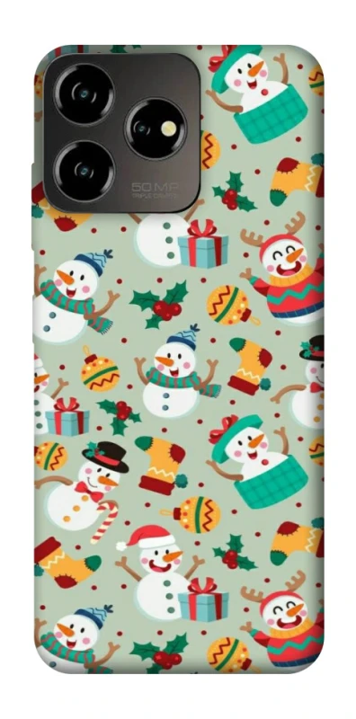 Чехол на ZTE Blade V50 Design 4G Новогодний v2 фото 1 из 1