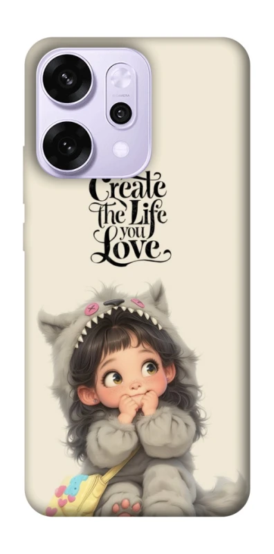 Чохол на Oppo Reno 14 Pro Create the life you love фото 1 з 1