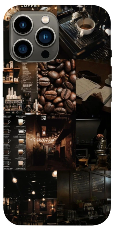 Чехол на Apple iPhone 12 Pro Max (6.7") Coffee collage ver.1 фото 1 из 1