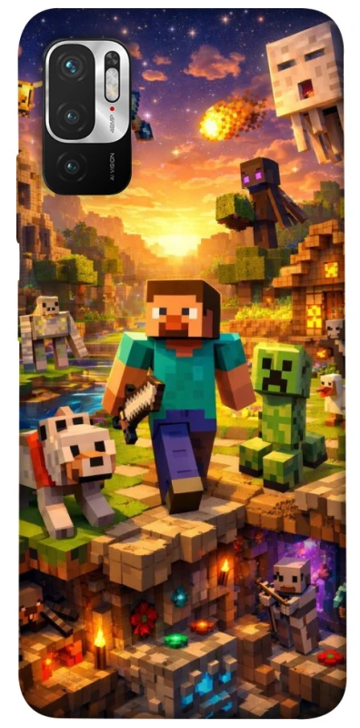 Чохол на Xiaomi Redmi Note 10 5G Minecraft v6 фото 1 з 1