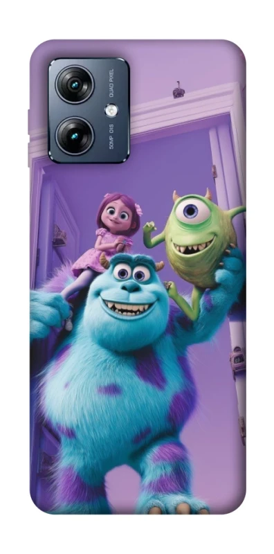 Чохол на Motorola Moto G54 Power Monsters friends фото 1 з 1