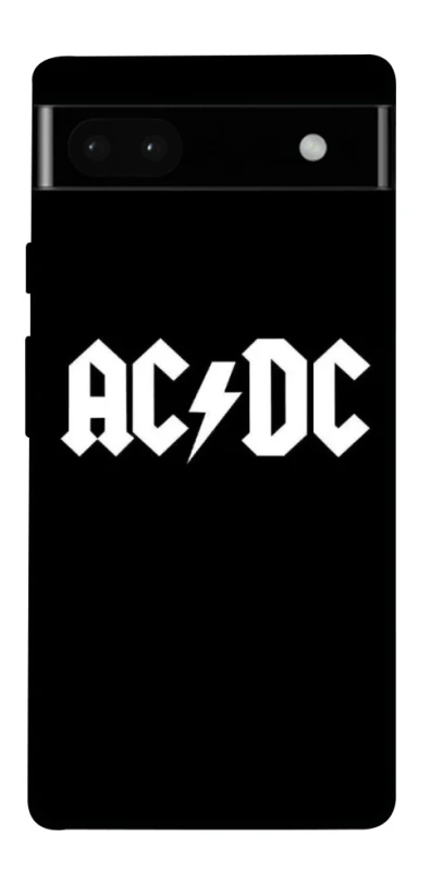 Чохол на Google Pixel 6a AC/DC logo фото 1 Чохол на Google Pixel 6a AC/DC logo фото 1 з 1