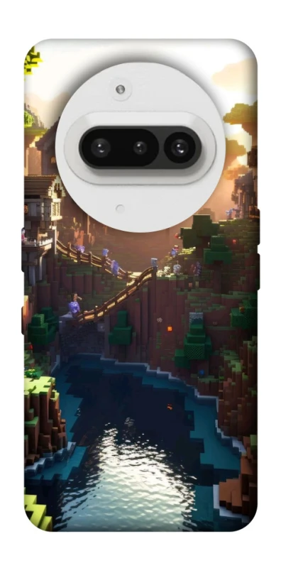 Чохол на Nothing Phone (3a) Minecraft sunset фото 1 з 1