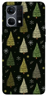 Чехол на Oppo Reno 7 4G Новогодний v42 фото 1 из 1