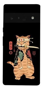 Чохол на Google Pixel 6 Pro Кіт-самурай фото 1 з 1
