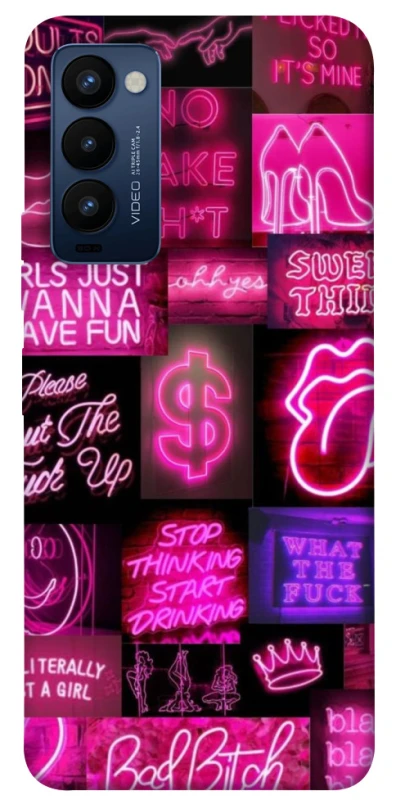 Чехол на TECNO Camon 18 Hot collage ver.9 фото 1 из 1