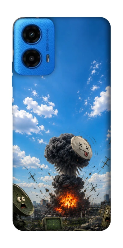 Чохол на Motorola Moto G45 Moscow never sleeps ver.6 фото 1 з 1
