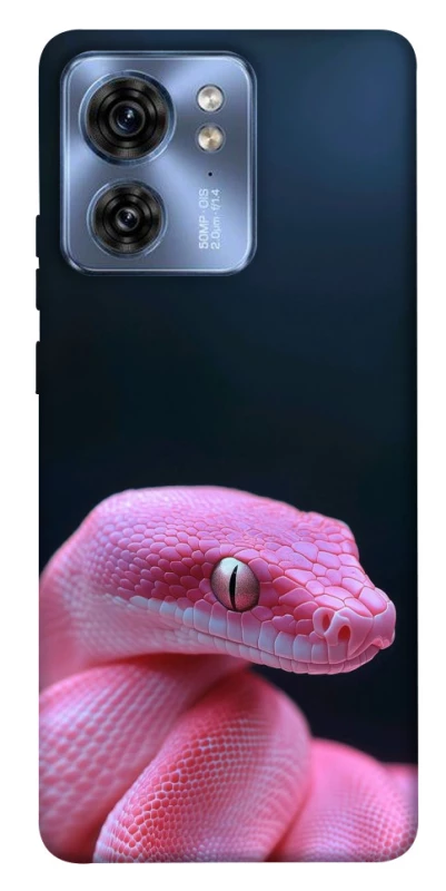Чохол на Motorola Edge 40 Рожева змія фото 1 з 1