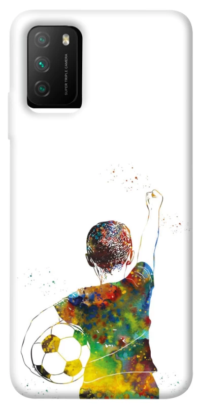 Чохол на Xiaomi Poco M3 Football Kids фото 1 з 1