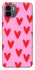 Чехол на Xiaomi Redmi A1+ / Poco C50 / A2+ Red hearts 2 фото 1 из 1